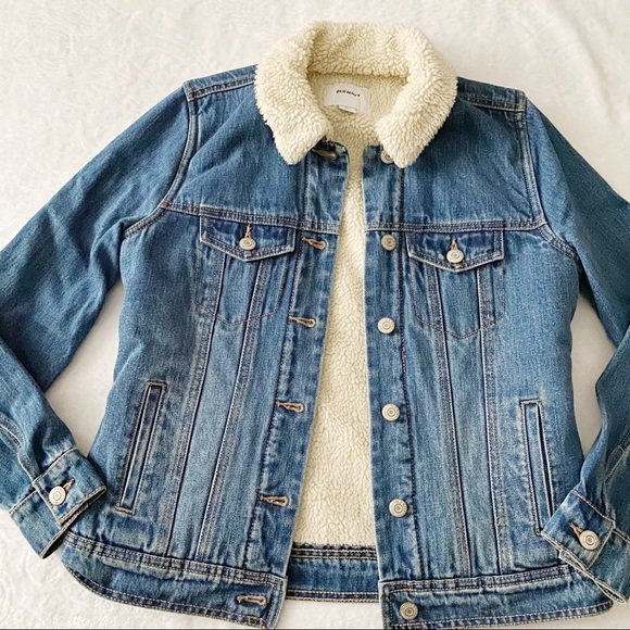 Faux Shearling Lined Jean Jacket - Picture 2 of 8